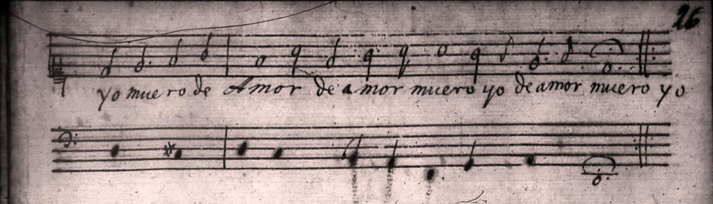 Hoja suelta con un fragmento de un tono del cuaderno US-NYp JOG 72-29 vol.1